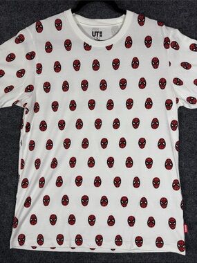 Uniqlo UT Marvel Jason Polan Spider-Man All Over Print T-Shirt M